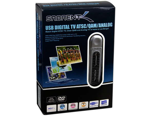 Sintonizador y Grabador de TV Sabrent con Control Remoto. USB 2.0