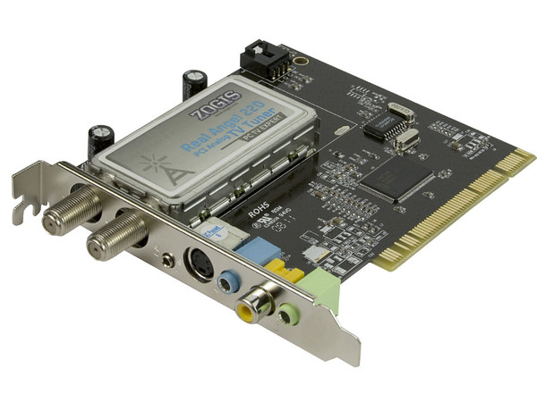 Tarjeta ZOGIS Real Angel 220 PCI, Captura de Video, Sintonizador de TV y de Radio FM con Control Remoto.