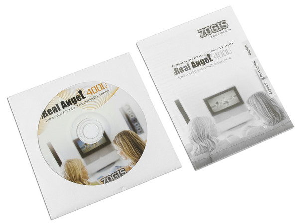 Sintonizador y Grabador de TV Zogis Real Angel 400U con Control Remoto. USB 2.0