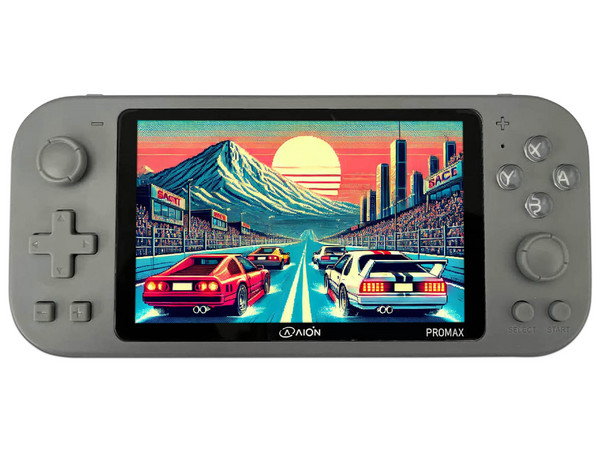 Consola Portátil Aion X20 Pro Max, 14000 juegos, Lector MicroSD, Mini HDMI. Color Gris.