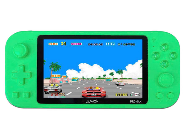 Consola Portátil Aion X20 Pro Max, 14000 juegos, Lector MicroSD, Mini HDMI. Color Verde.