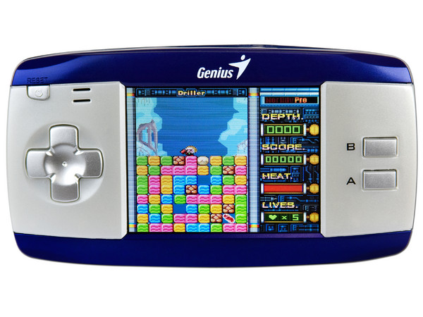 Genius Pocket Game Heeha 100 con 30 juegos a color tipo arcade clásicos instalados.