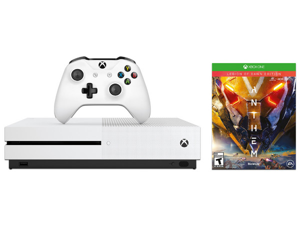 Consola Xbox One S de 1TB Anthem: Legion Of The Dawn Edition.