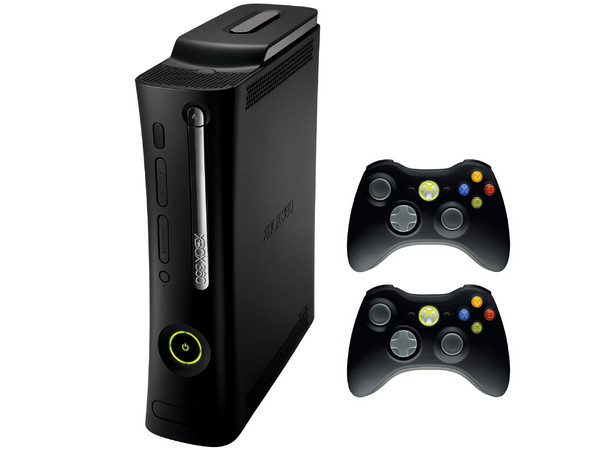 Consola Xbox 360 Edición Elite, Disco Duro de 250GB, 2 controles y 2 Juegos (Fifa Soccer 10 y Fight Night Round 4).