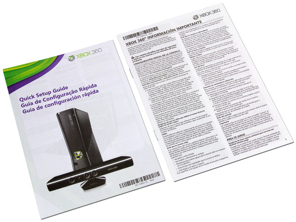 Consola Xbox 360 Slim con Kinect y 4GB de memoria, incluye 2 Juegos, Kinect Disneyland Adventures y Kinect Adventures.