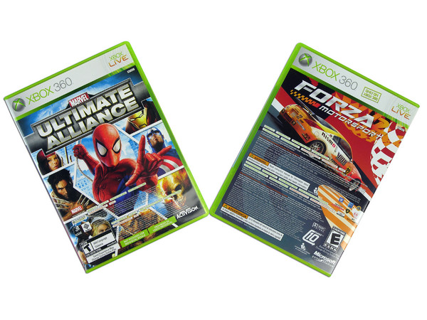 Microsoft Xbox 360, Incluye los Juegos Marvel Ultimate Alliance y Forza Motorsport 2