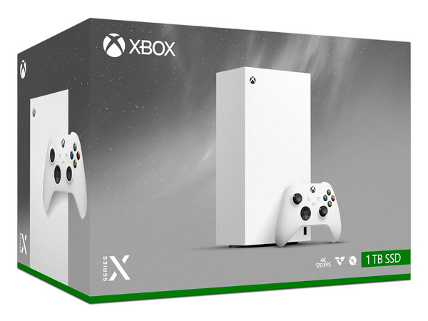 Consola Microsoft Xbox Series X Edición Digital de 1TB, Color Blanco.