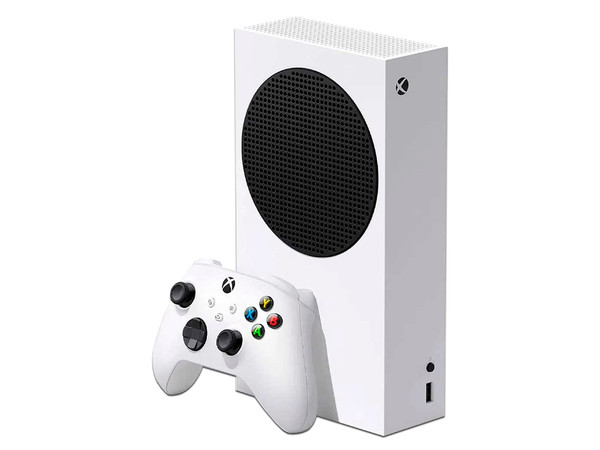 Consola Xbox Series S Fortnite + Rocket League + Fall Guys de 512GB, Incluye Videojuegos Fortnite, Rocket League y Fall Guys. Color Blanco.