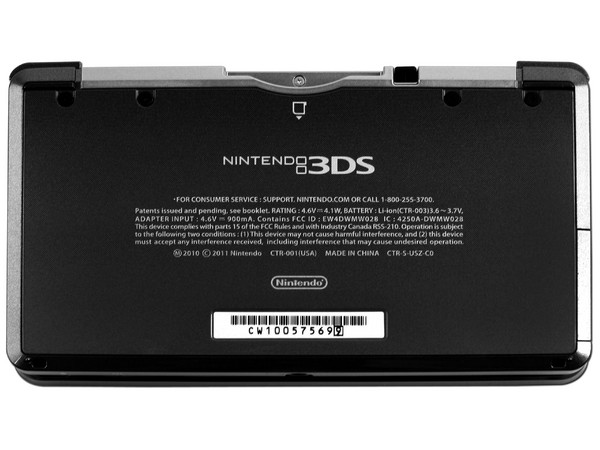 Consola Portátil Nintendo 3DS Cosmo Black 