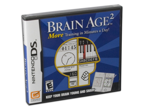Nintendo DS Lite con  Brain Age 2 y Estuche Protector
