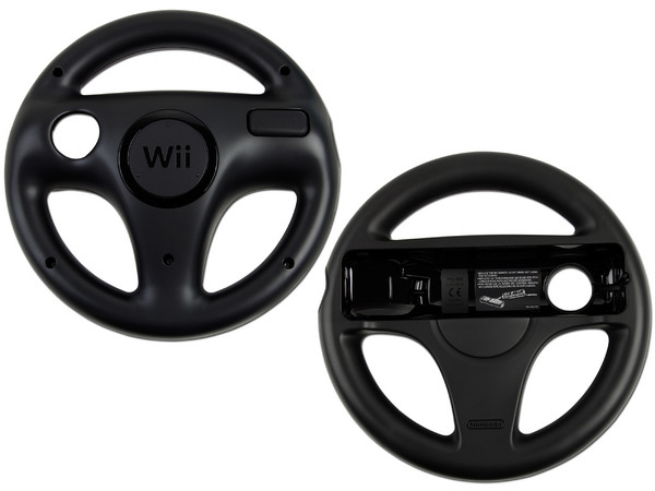 Consola Nintendo Wii Negra. Incluye Mario Kart + Wii Wheel
