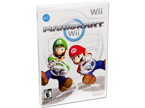 Consola Nintendo Wii Negra. Incluye Mario Kart + Wii Wheel