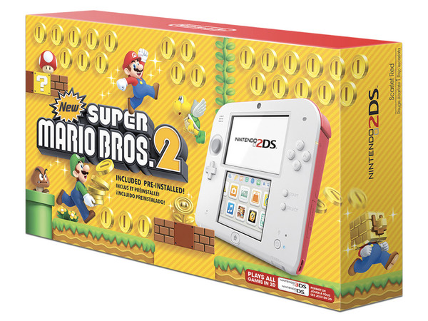 Consola Portátil Nintendo 2DS. Color Blanco.

