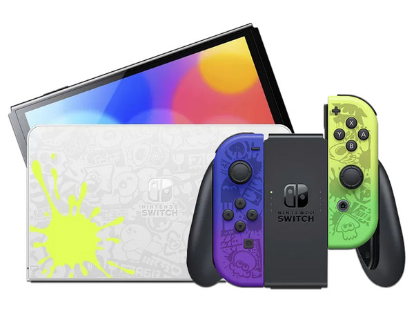 Consola híbrida Nintendo Switch OLED, 64GB, Edición Splatoon 3.