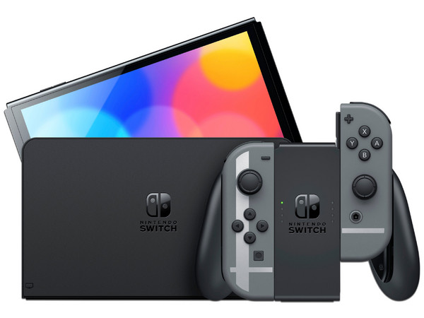 Consola Nintendo Switch OLED de 64GB, Edición Super Smash Bros Ultimate, Incluye Código de Descarga para Super Smash Bros Ultimate.