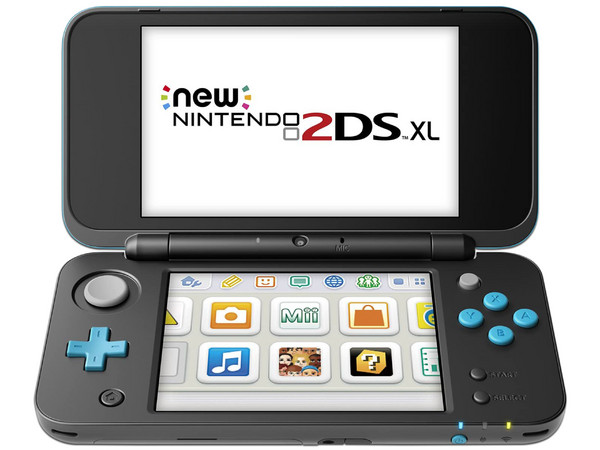 Consola Portátil Nintendo 2DS XL. Color Negro/Azul.