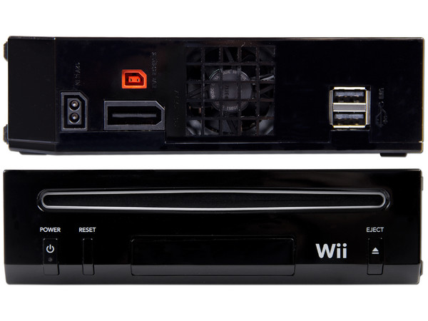 Consola Nintendo Wii Negra. Incluye New Super Mario Bros + Super Mario Galaxy Soundtrack.