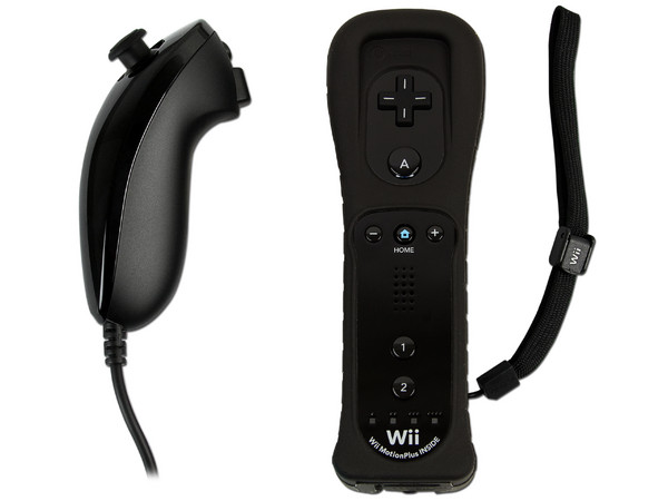 Consola Nintendo Wii Negra. Incluye New Super Mario Bros + Super Mario Galaxy Soundtrack.