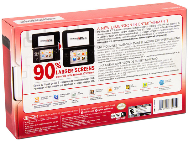 Consola Portátil Nintendo 3DS XL. Color Rojo