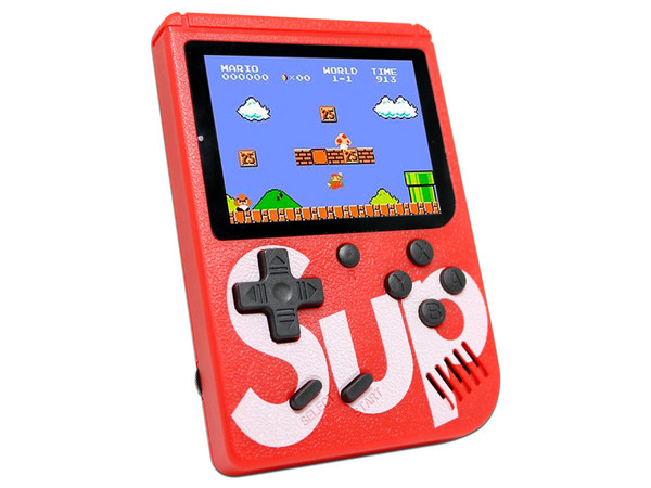 Mini Consola Sup Game Box 400 juegos Recargable. Color Negro.