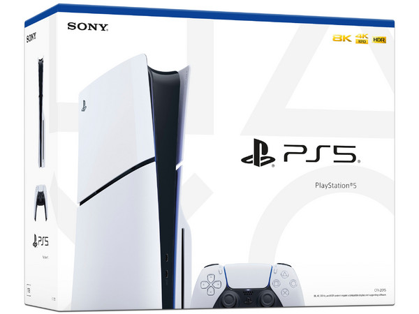 Consola PlayStation 5 Slim, SSD NVMe PCIe 4.0 de 1TB, Unidad Óptica Blu-ray 4K. Color Blanco.
