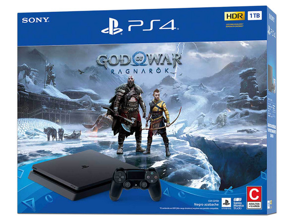 Consola PlayStation 4 de 1TB, Incluye Videojuego God Of War Ragnarok. 