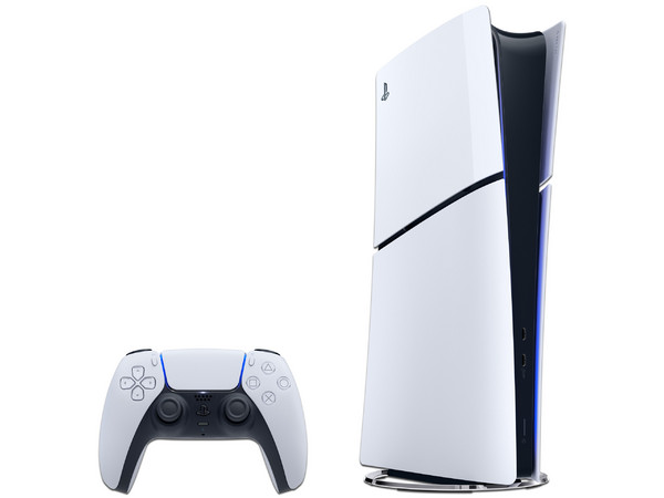 Consola PlayStation 5 Slim Edición Digital de 825GB, Incluye Videojuego Astro Bot y Gran Turismo 7, HDR, 4K, Color Blanco.