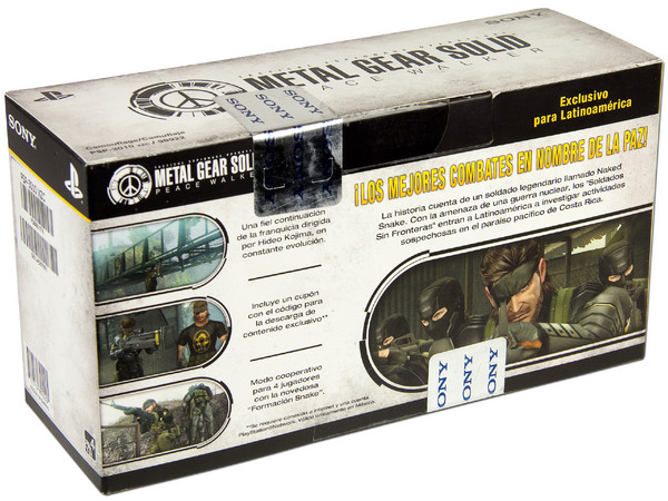 Consola Sony PSP-3010 Edición Metal Gear incluye juego (MGS Peace Walker) 