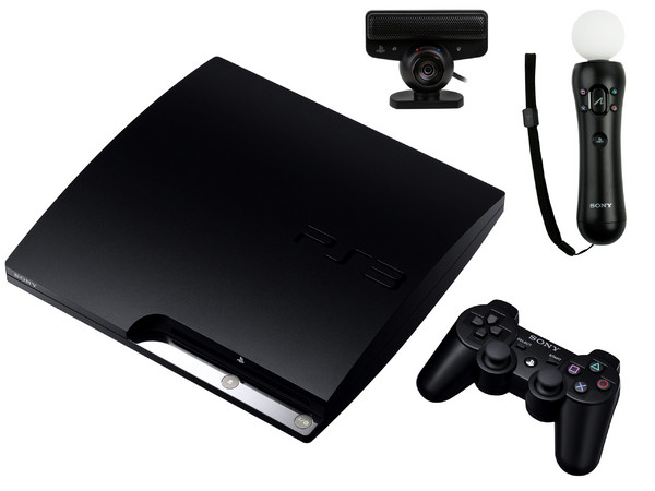 Sony PlayStation 3 Slim de 160GB con Kit PlayStation Move