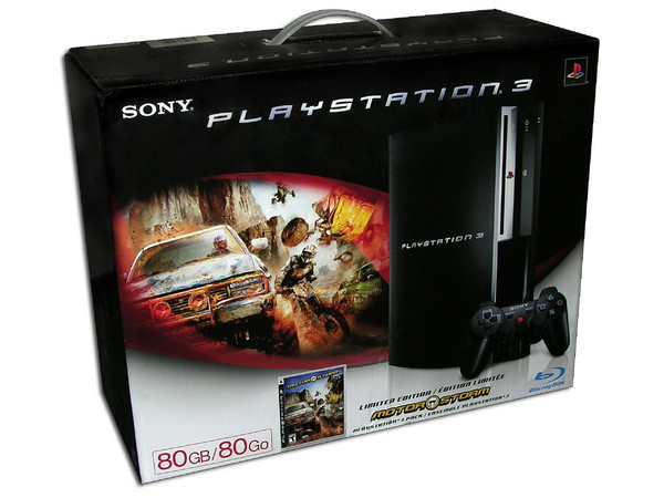 Sony PlayStation 3 de 80GB, Incluye el Juego MotorStorm