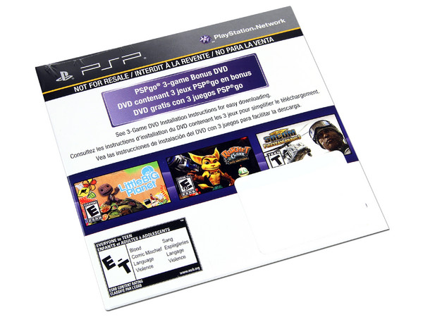 Consola Sony PSP-3010 incluye 3 juegos (Little BIG Planet, Ratchet & Clank y SOCOM U.S. Navy Seals). Color Negra 