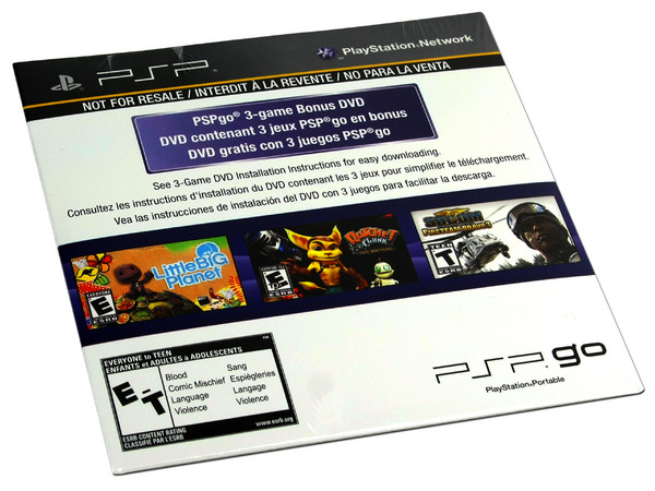 Consola SONY PSP Go incluye 3 juegos (Little BIG Planet, Ratchet & Clank  y SOCOM U.S. Navy Seals)