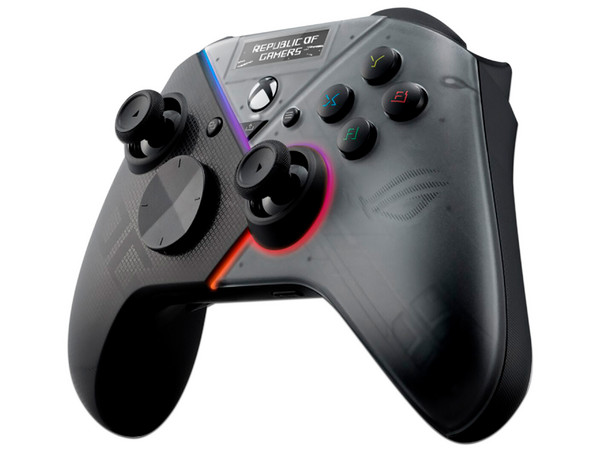 Control Asus ROG Raikiri Pro, USB-C, Wi-Fi, Bluetooth, Pantalla OLED de 1.3