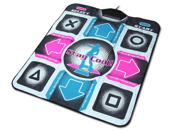 Tapete de baile para PC interfase USB, Compatible con Play Station 2