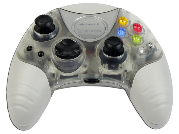 Game Pad Acteck Crystal Edition Inalámbrico para Xbox y PC (USB), 8 botones de acción, 2 Sticks análogos, 2 motores de vibración.