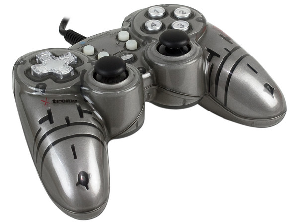 Game Pad Xtreme Shock Pro XR Kids, 10 Botones de acción y 2 Motores de vibración, USB.