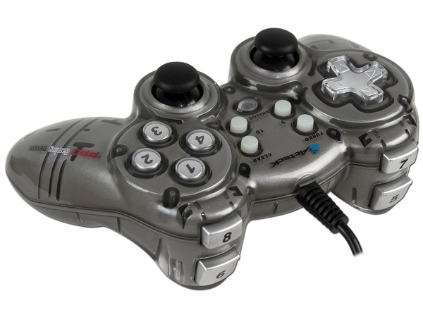 Game Pad Xtreme Shock Pro XR Kids, 10 Botones de acción y 2 Motores de vibración, USB.
