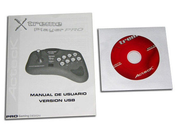 Control tipo ARCADE Xtreme Player PRO Acteck con conectores para PC, PS2 y Xbox.