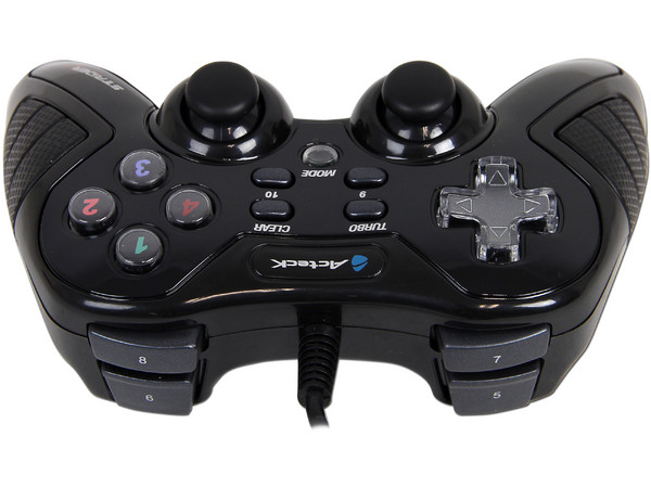 Gamepad  Acteck Strider X, con 10 Botones de acción y 2 Motores de vibración, USB.