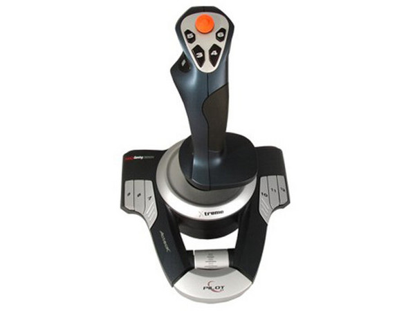 Joystick Xtreme Pilot con 12 botones y Vibration Feedback, USB