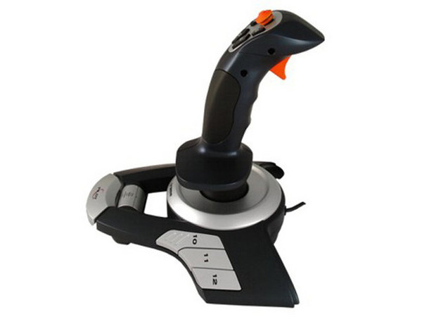 Joystick Xtreme Pilot con 12 botones y Vibration Feedback, USB