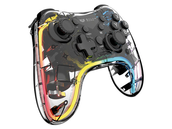 Control BALAMRUSH AZENDER SERIES SWG600, Inalámbrico, Bluetooth 5.0, RGB, USB-C. Color Glow