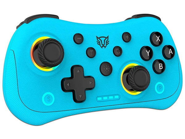 Control Balam Rush Pocket G555 Azender, inalámbrico, Bluetooth, RGB, Color Azul.
