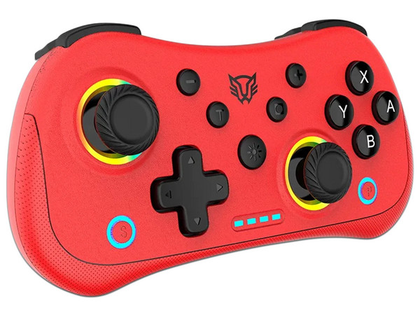 Control Balam Rush Pocket G555 Azender, inalámbrico, Bluetooth, RGB, Color Rojo.