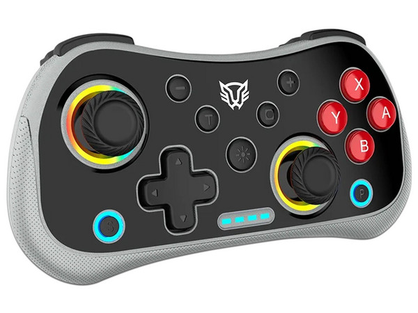 Control Balam Rush Pocket G555 Azender, inalámbrico, Bluetooth, Diseño Retro, RGB, Color Negro.