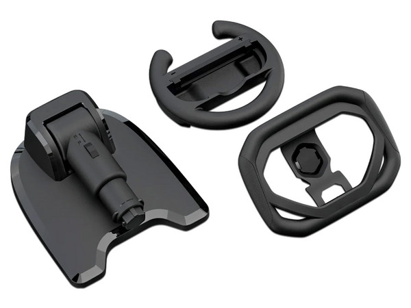 Volante Adaptador Balam Rush Joy Wheel JW300, Compatible Con controles Joy-Con y DualSense de PS5, Color Negro.