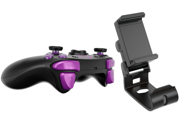Control Inalámbrico para videojuegos Cooler Master Storm Controller, Bluetooth, Color Negro, Incluye Soporte para Celular.
