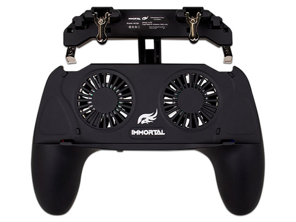 Control IMMORTAL IMCG01 para Smartphone, Control con Ventiladores y Gatillos. Color Negro.