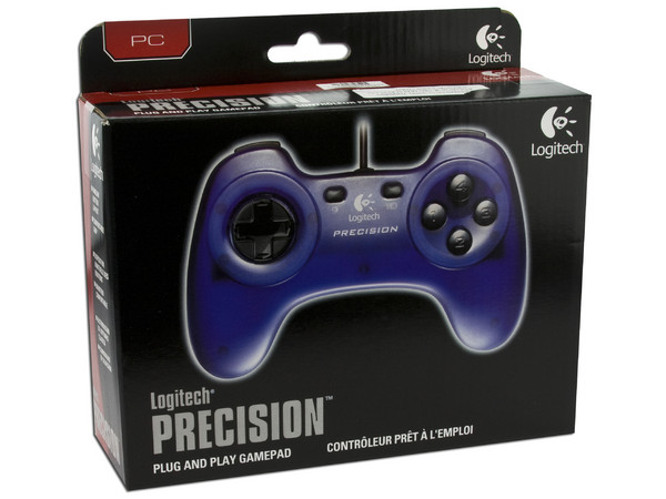 Game Pad Logitech PRECISION para PC, USB