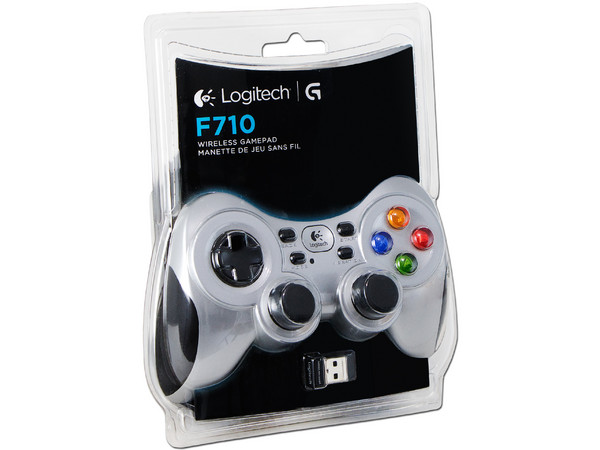Control Inalámbrico Logitech F710 para PC con Windows o Android TV, USB.